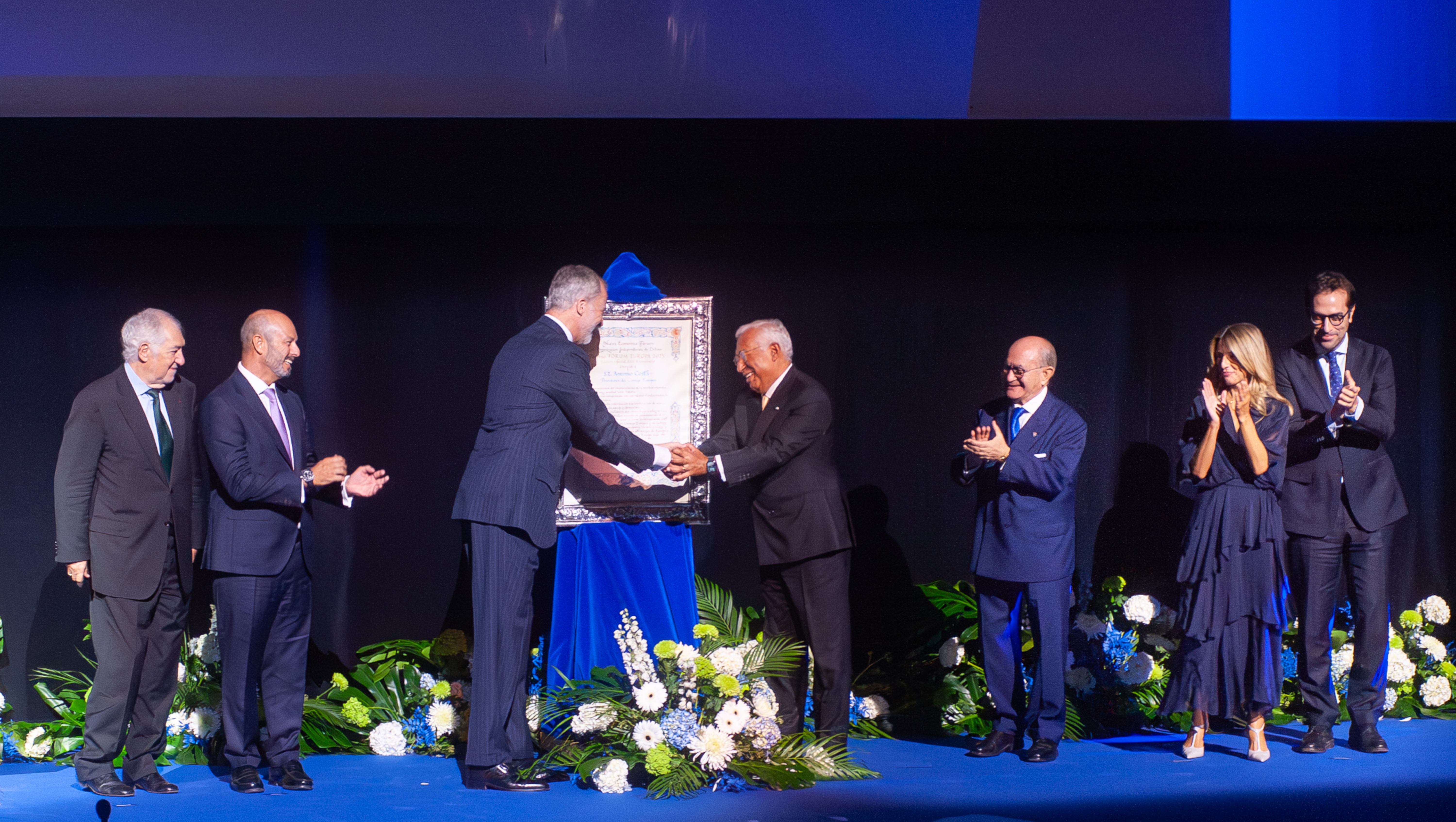 António Costa, Presidente del Consejo Europeo, recibió el Premio Fórum Europa 2025